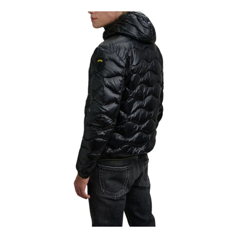 Piumino Uomo Wave con cappuccio, patch e passante logo